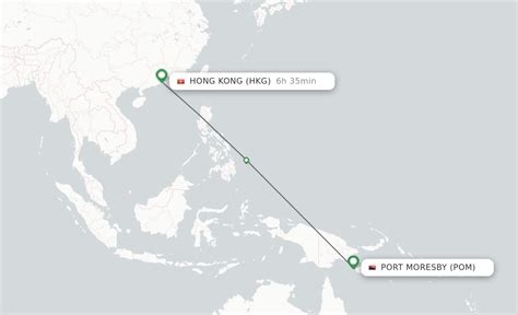 Cheap air tickets from Hong Kong Intl to Port Moresby .